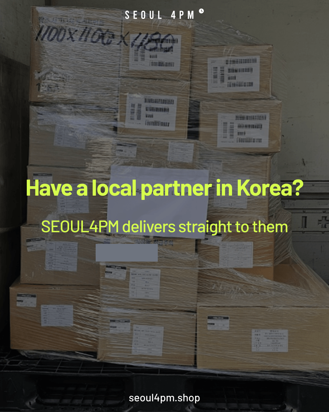 Have a local Partner in Korea?