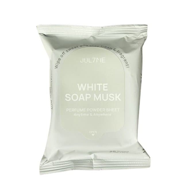 JULYME PERFUME POWDER SHEET WHITE SOAP MUSK (116g/20sheets)