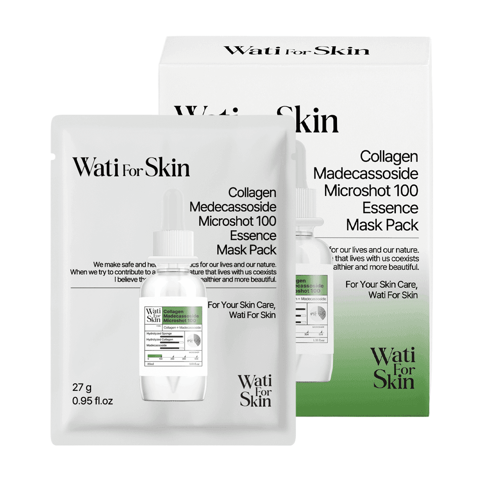 Collagen Madecassoside Micro Spicule 100
Essence Mask Pack 10ea (27g*10ea)