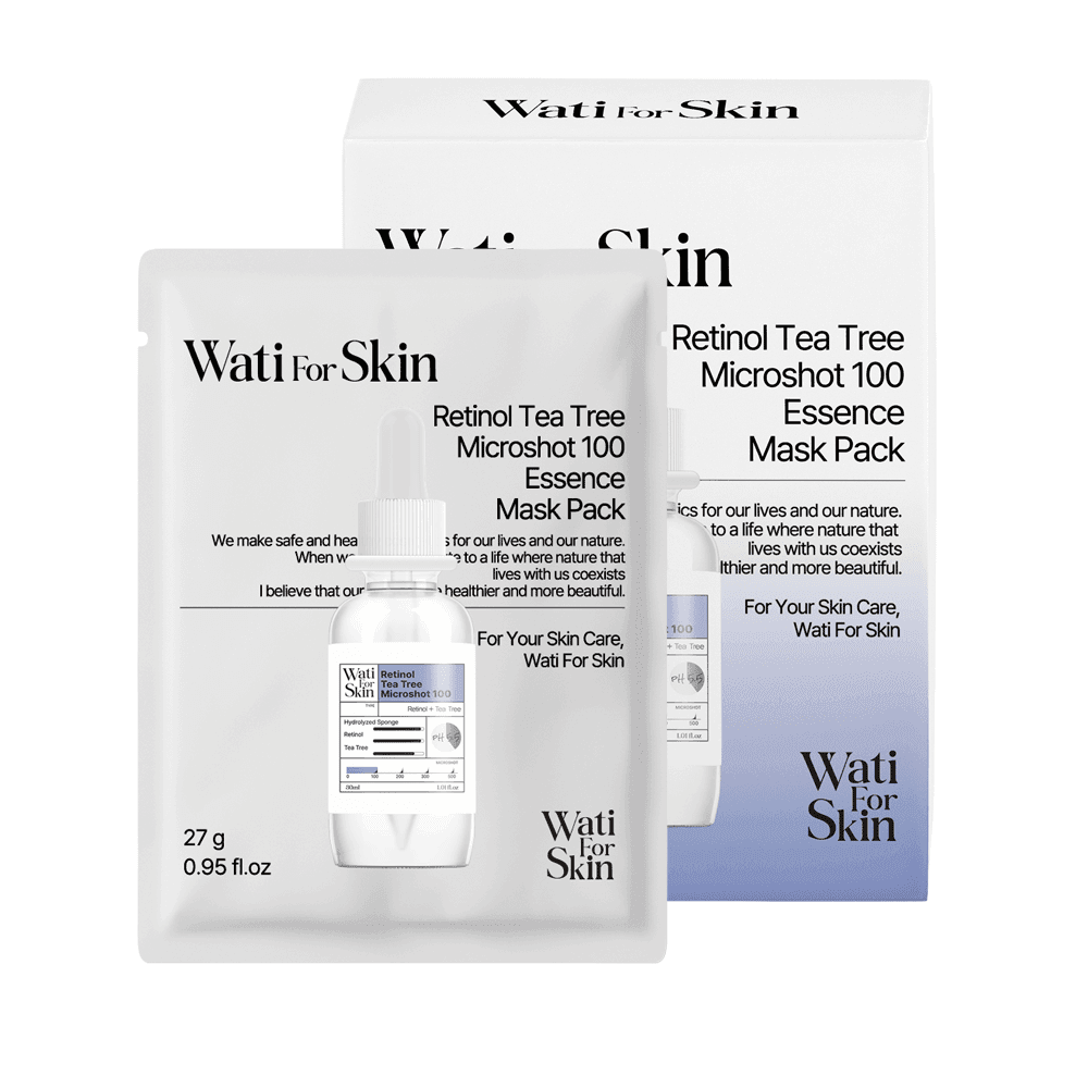 Retinol Tea Tree Micro Spicule 100
Essence Mask Pack 10ea (27g*10ea)