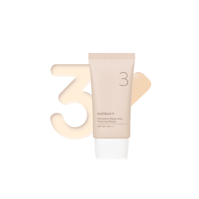 NO.3 Porcelain-Skin Foundation Skip Tone-Up Beige SPF50+ PA++++ (50ml)