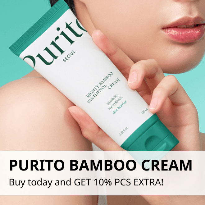 Get 10% Extra PCS! Purito Bamboo Cream