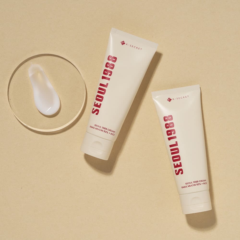 SEOUL 1988 Cream : Snail Mucin 93% + Rice (100ml)