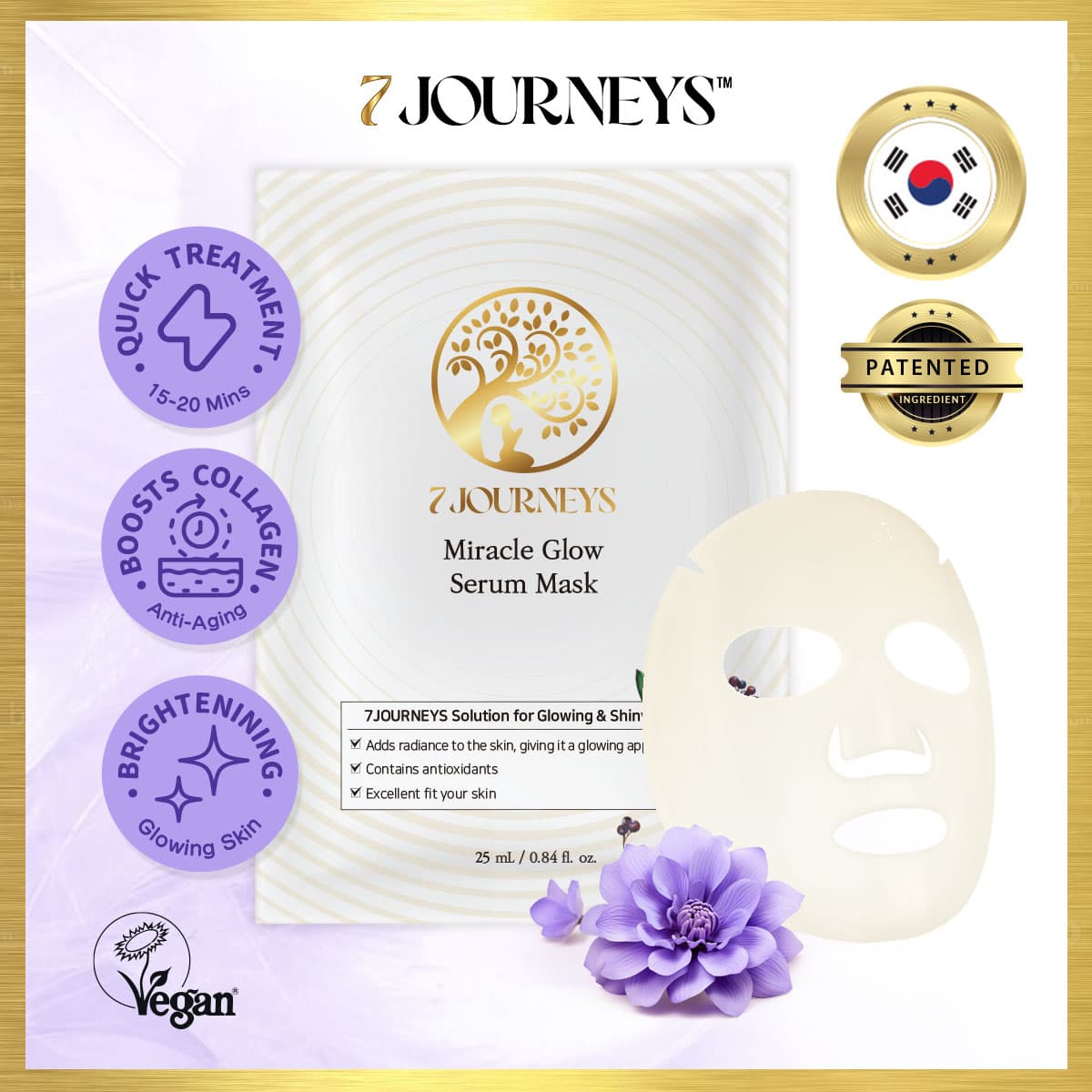 Miracle Glow Serum Mask (25mL x 10ea)