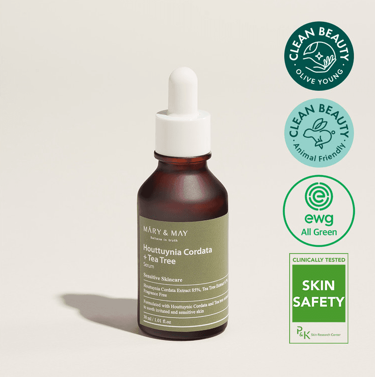 Houttuynia Cordata +Tea Tree Serum (30ml)