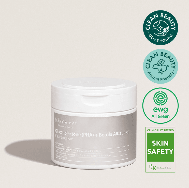 Gluconolactone (PHA)+Betula Alba Juice Cleansing Pad (70Pads/
270ml)
