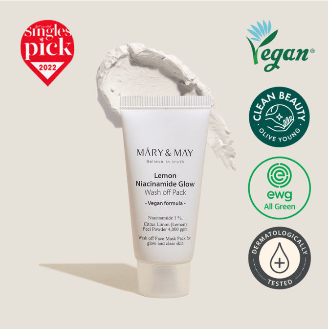 Lemon Niacinamide Glow Wash off Pack (30g)