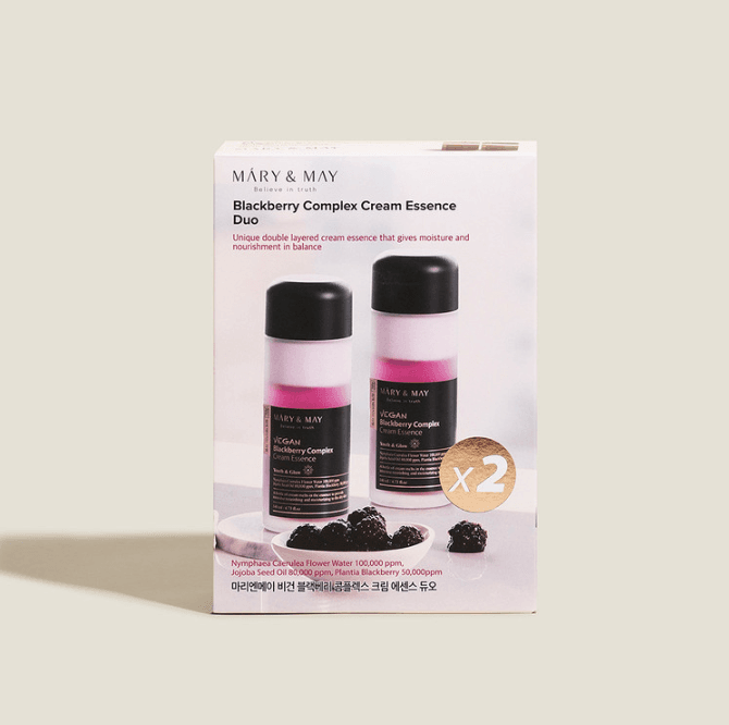 Vegan Blackberry Complex Cream Essence Duo (140ml x2)
